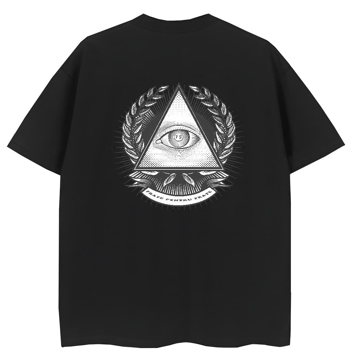 Fashion New Woman T Shirts 100% Cotton 230g O-Neck Short Sleeve High Street Hip Hop eye of the devil Lady T shirt Wholesale Customized Tees Shirts