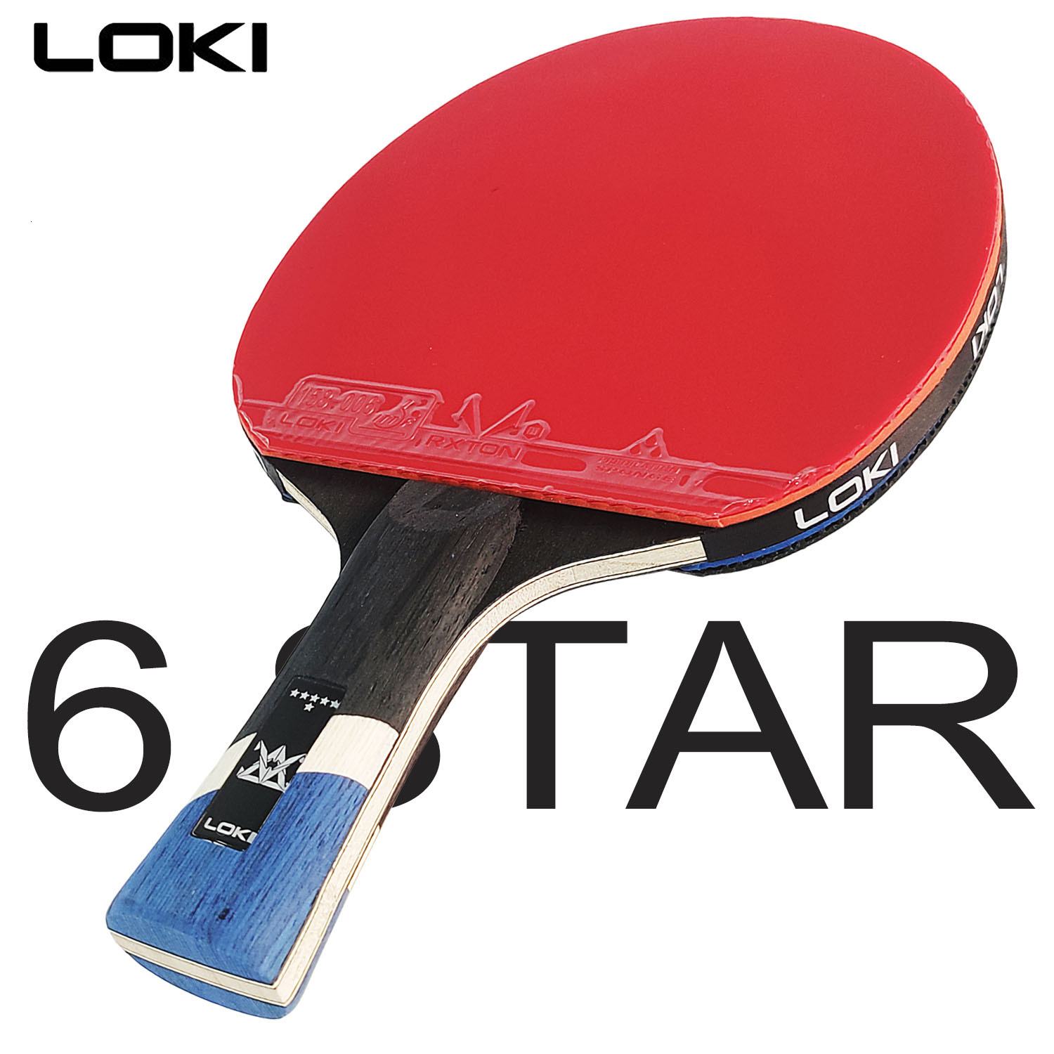 LOKI 9 Table Tennis Racket Professional 5+2 Carbon Ping Pong Paddle 6/7/8/9 Star Ultra Offensive With Sticky Rubbers