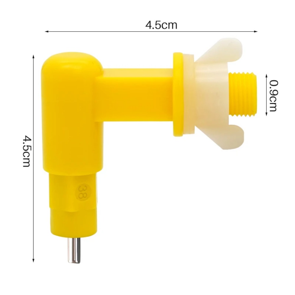 2/4/6pcs Automatic Chicken Waterer Needle Type Water Nozzle Leak-Proof Bird Feeder Poultry Waterer Farm Chicken Supplies