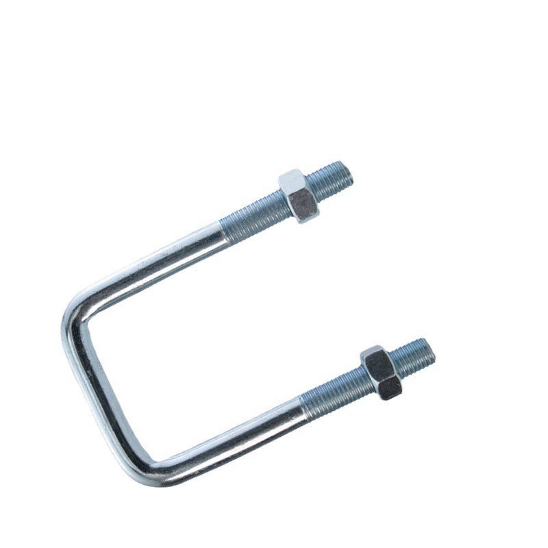 Durable M12 Square Clamps Universal U-Type Fastening Solution for Tubing