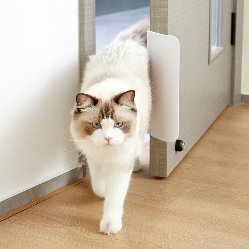 New Automatic Pet Door Opener Elastic Cord Cat Entry Doorway Door Closer Punch-Free Automatic Door Closers Open Door Hole