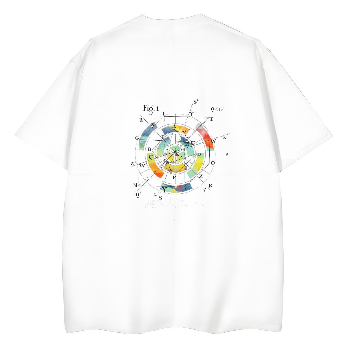 Classic T Shirts Women 230g 100% Cotton Short Sleeve O-Neck Street math Tshirt for Man Woman Popular Black Oversized Tees