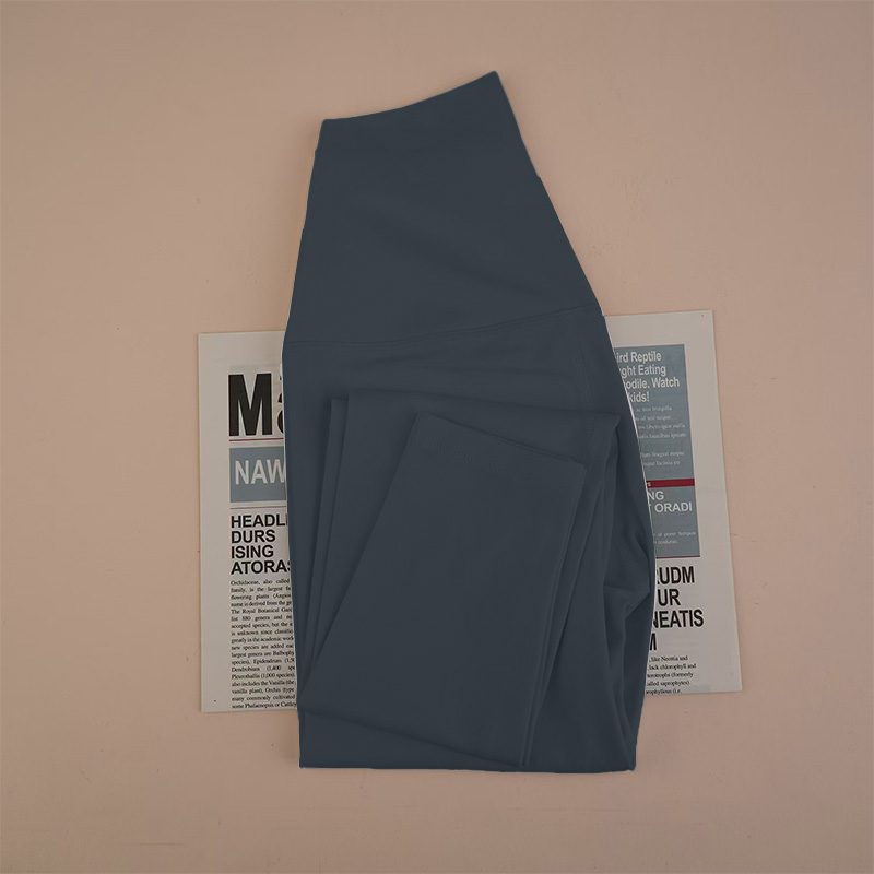 High waist nude yoga pants female elastic tight hip lifting exercise fitness leggings