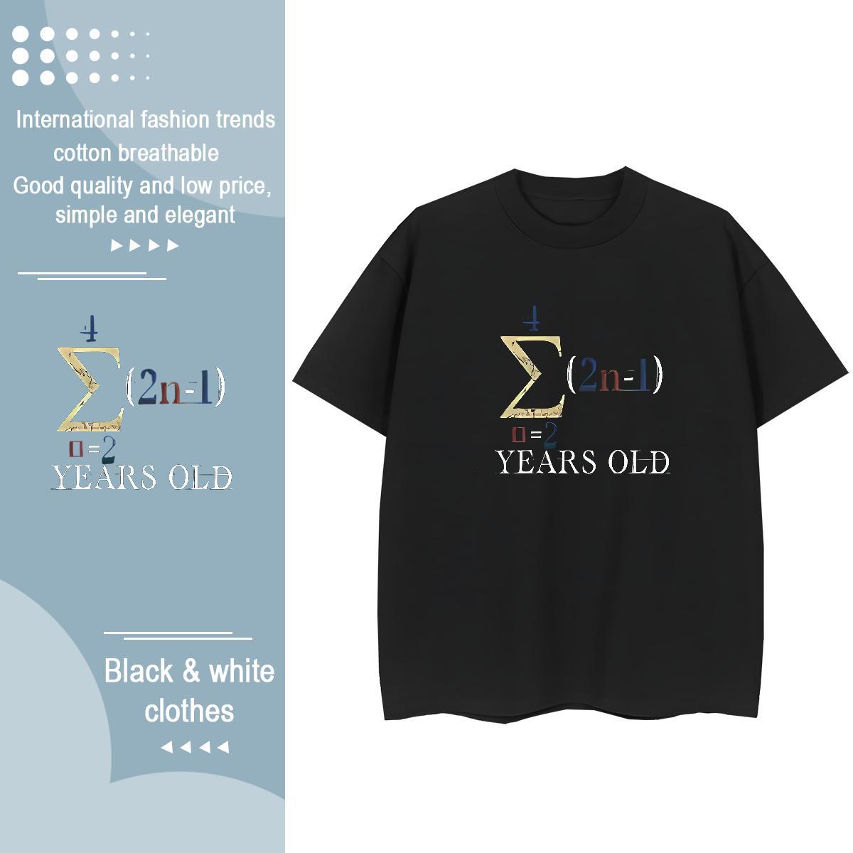 2024 Casual Woman T Shirts 100% Cotton 230g Breathable Crew Neck Street math Tshirt for Man Woman 5A Cartoon Print Tees Shirts