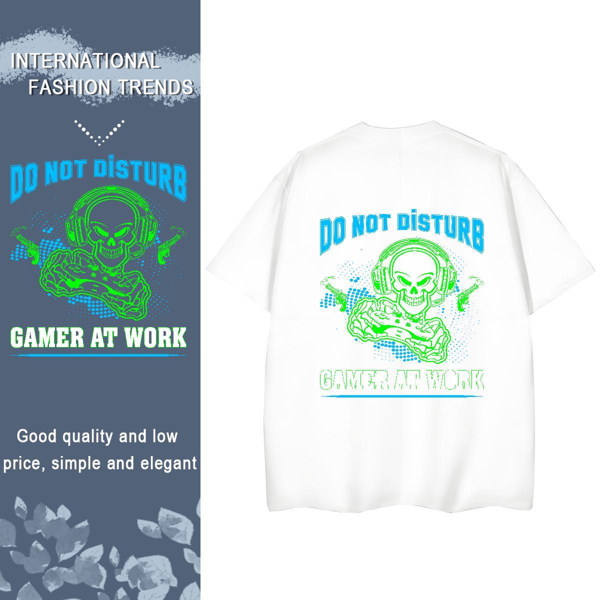 Stylist Woman T Shirts 230g Cotton Crew Neck Street Wear skull Women Tshirts Brand Oversized L-4XL Tee Shirt