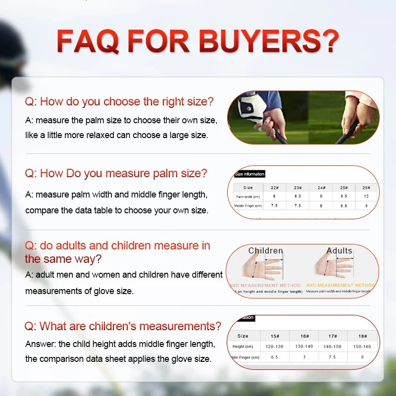 Pack 1 Golf Gloves Mens Left Hand Soft Breathable Pure Sheepskin Anti Slip Particles Small and Medium Size 241009