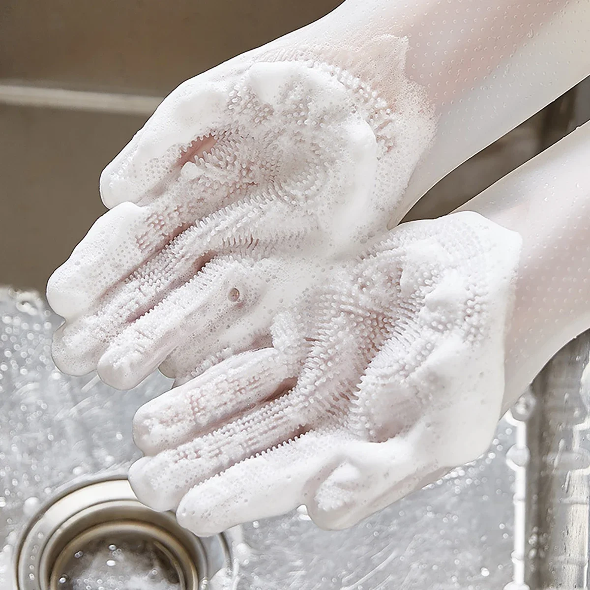 Bathroom Dog Cats Bath Brush Massage Gloves Soft Rubber Comb Pet Accessories for Cats Shower Cleaning Tools Suppliers