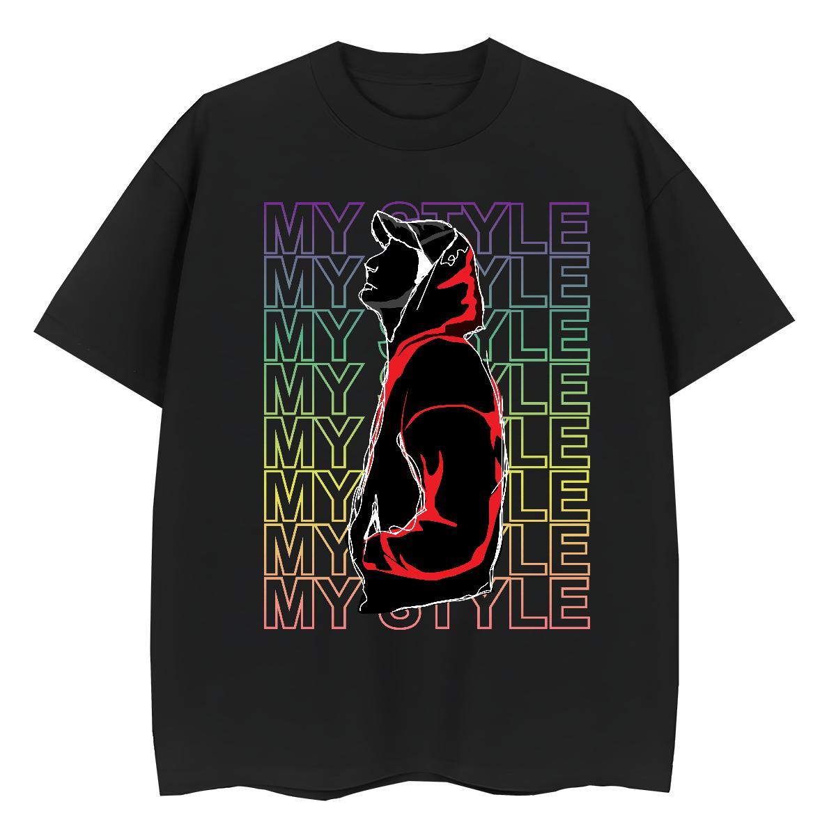 2024 Womens T Shirts 230g Pure Cotton Breathable Short Sleeve Summer Casual character Lady T shirt Unisex Cartoon Anime Clothings