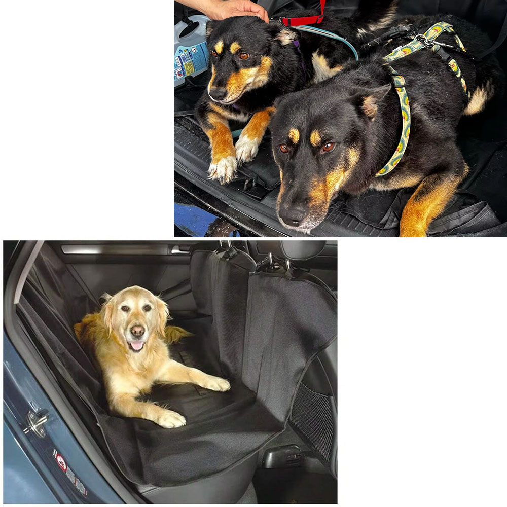 Car Rear Seat Cover Dog Mat Blanket Hammock Pup Travel Pad Protector Durable Fit Pet Protector for Car Truck SUV Waterproof Pads