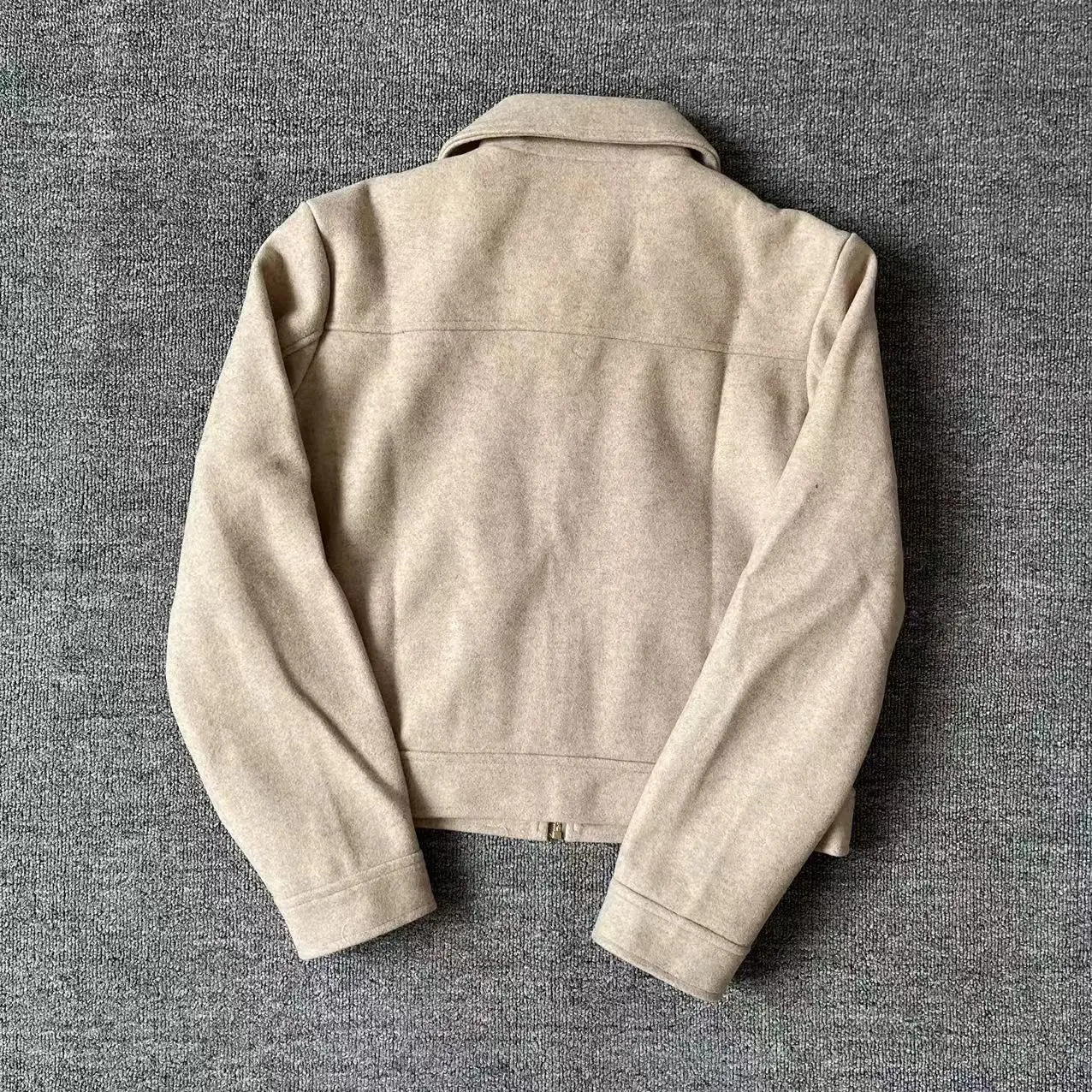 Taop Za Autumn Womens Clothing Style Commuting Leisure Simple Zipper Decoration Soft Short Jacket Coat 241011