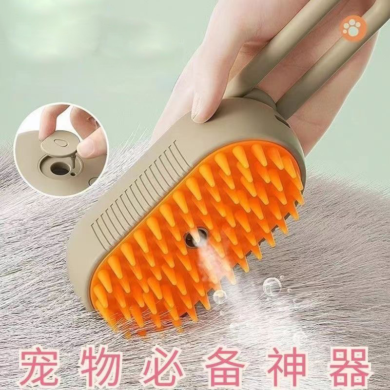 3 in 1 Electric Spray Cat Hair Brushes for Massage Pet Grooming Comb Hair Removal Combs Cat Steam Brush Steamy Dog Brush