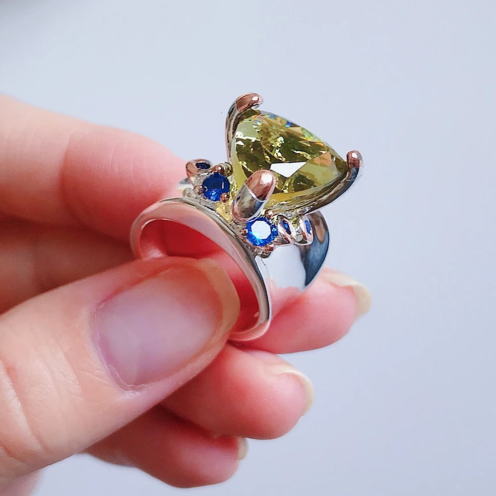 DreamCarnival 1989 Beautiful Card Wedding Ring Recommended by Top Female Unique Iconic Zirconia Fashion Jewelry WA11721 241007