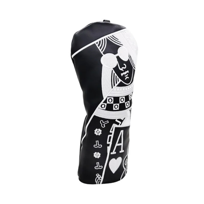 style Golf Club #1 #3 #5 Wood Headcovers Driver Fairway Woods Cover PU Leather High quality Putter Head Covers 240929