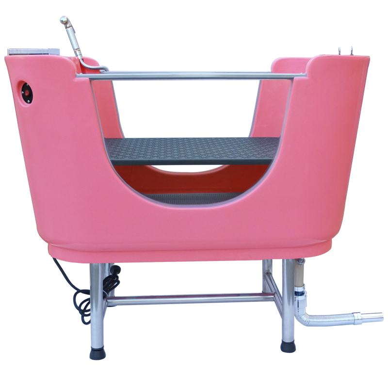 Electric Plastic Dog Grooming Bath Tub Ozone Therapy Pet SPA Shower Bathtub