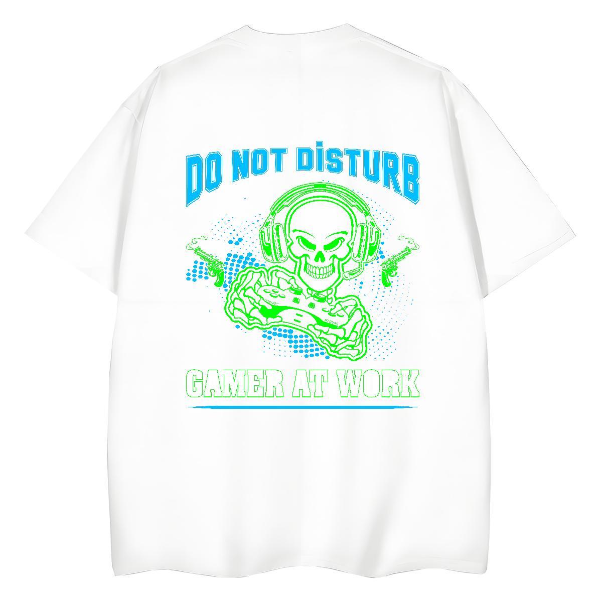 Stylist Woman T Shirts 230g Cotton Crew Neck Street Wear skull Women Tshirts Brand Oversized L-4XL Tee Shirt