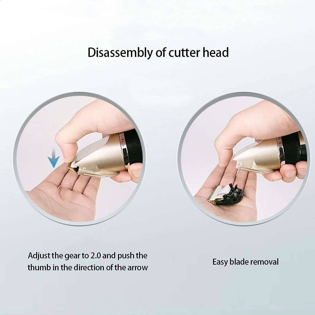 Dog Clipper Electric Pet Shaver Hair Trimmer Tool Rechargeable Cat Dog Groom Clipper with 4 Restriction Brush for Small Animal