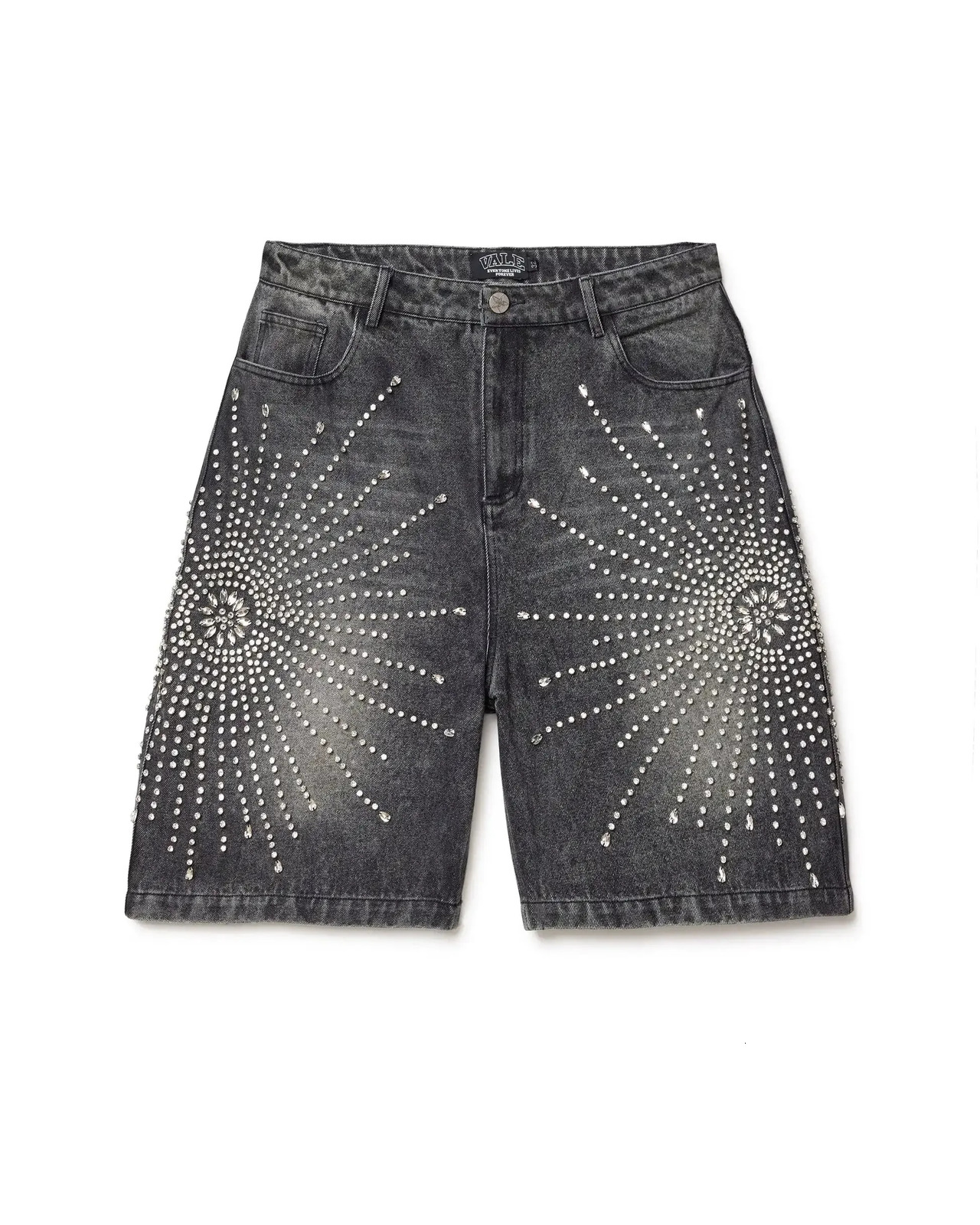 Diamond Shorts and Wizard Mens Large Graphic Set Jeans Y2k Track Street Tshirt Harajuku Skateboarding Pants 241011