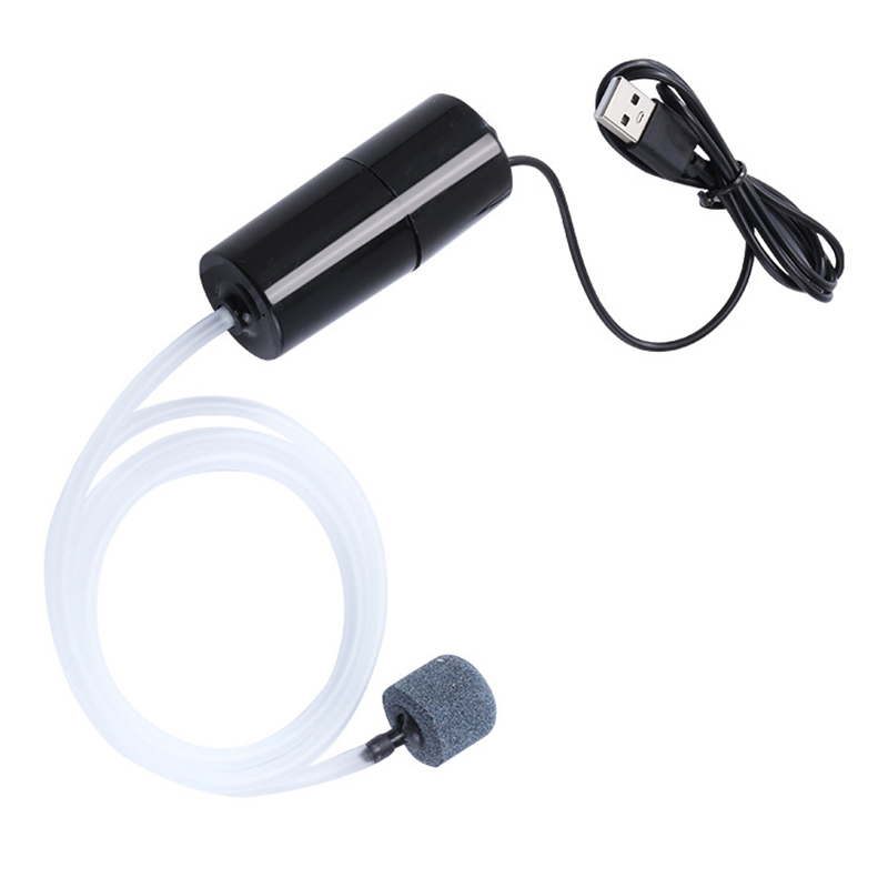 Aquarium Silent Oxygenator Small Oxygen Pump Portable Mini USB Charging Fish Tank Oxygen Pump Fish Farming Aquarium Supplies