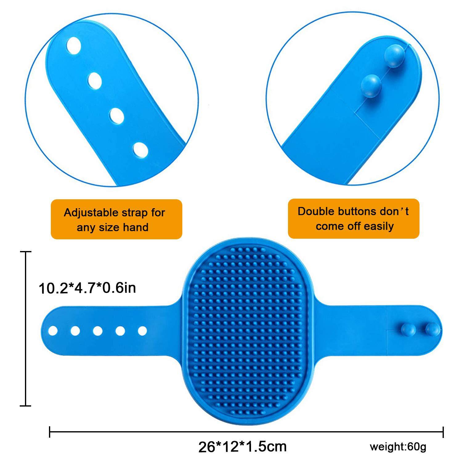 2 in 1 dog grooming brush pet dog bath brush