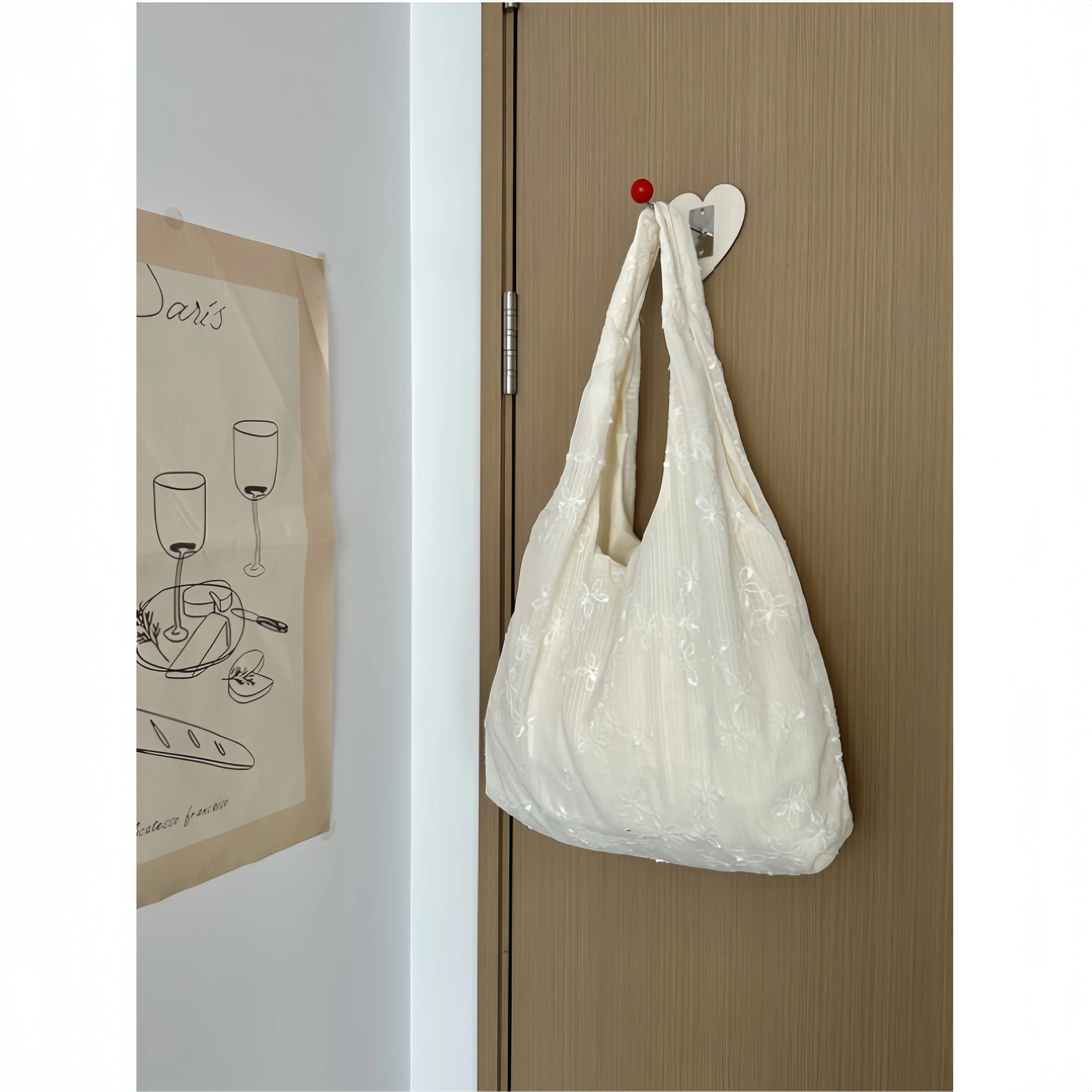 Miyagawa Womens Large Capacity Handbag Casual Edition Korean Retro Single Shoulder Canvas Bag 241008