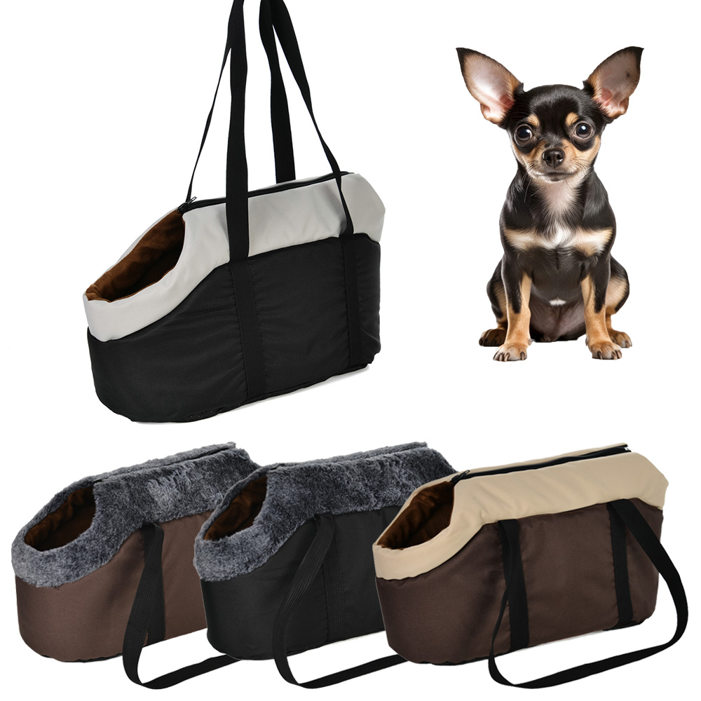 Pet Dog Carrier Bag Soft Sling Portable Puppy Fleece Backpack for Small Medium Dogs Cats Hiking Chihuahua French Teddy Supplies