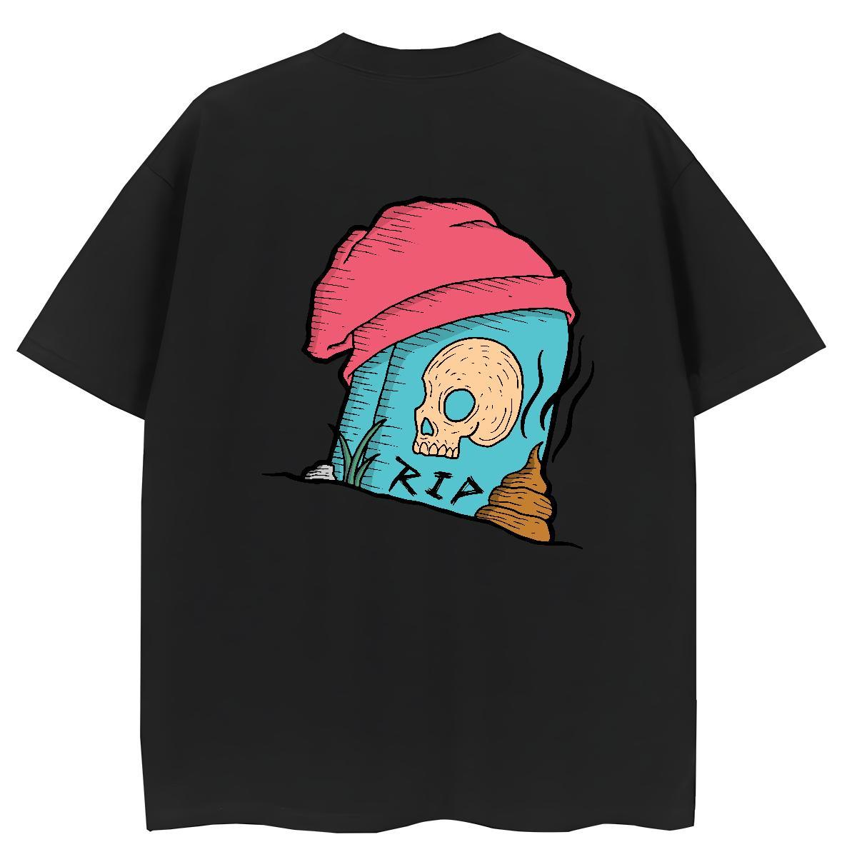 Classic T Shirts Women 230g Cotton Short Sleeve O-Neck Spring Summer skull Lady T shirt Designer Customized Tops