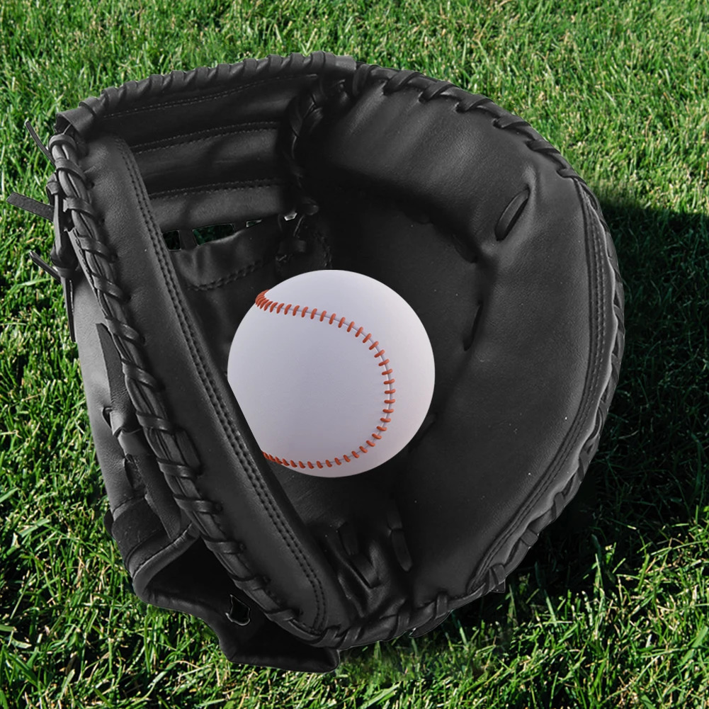 Baseball Glove Thicken Baseball Softball Catcher Wear-resistant Baseball Mitt Baseball Fielding Glove for Youth Adults Practice 241010