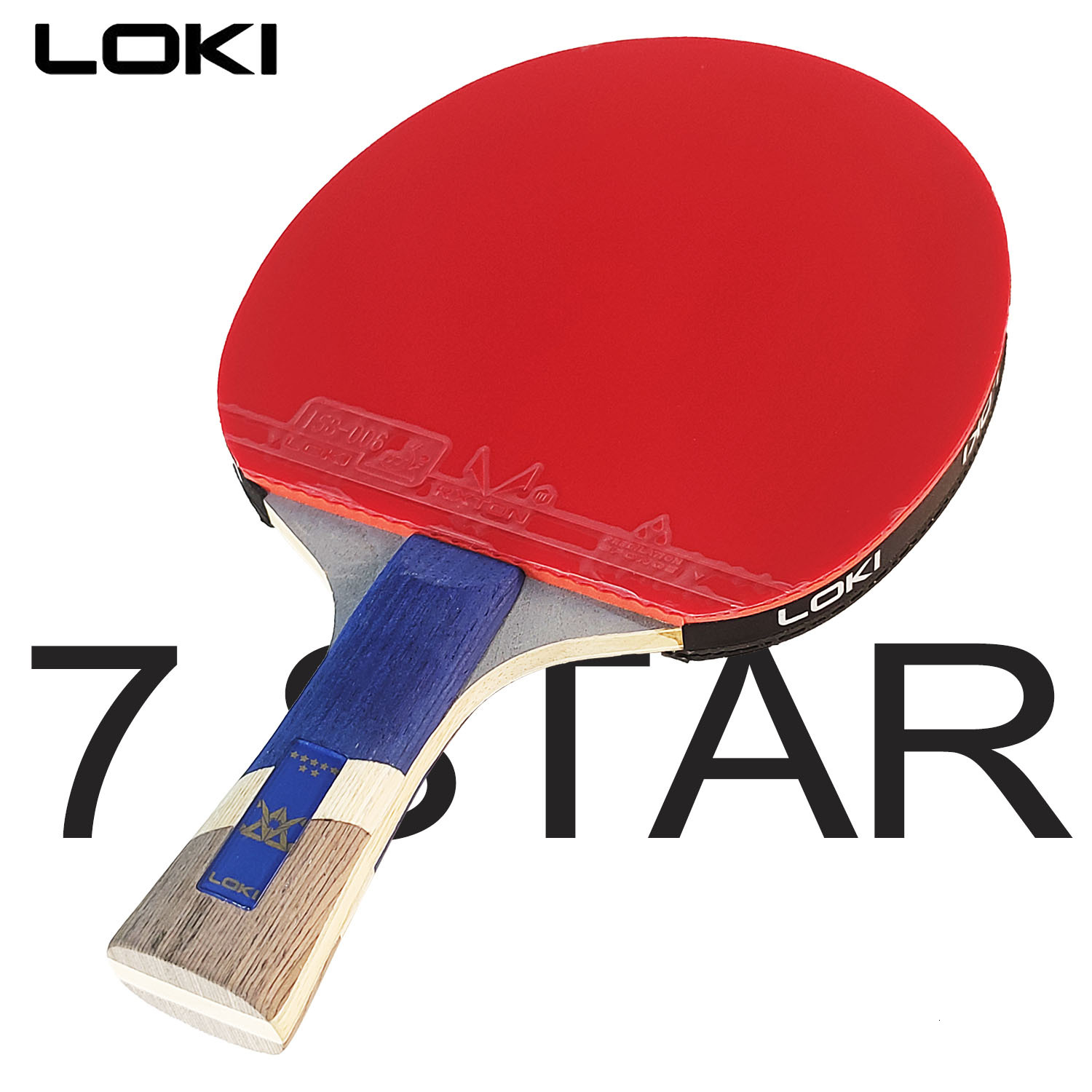 LOKI 9 Table Tennis Racket Professional 5+2 Carbon Ping Pong Paddle 6/7/8/9 Star Ultra Offensive With Sticky Rubbers