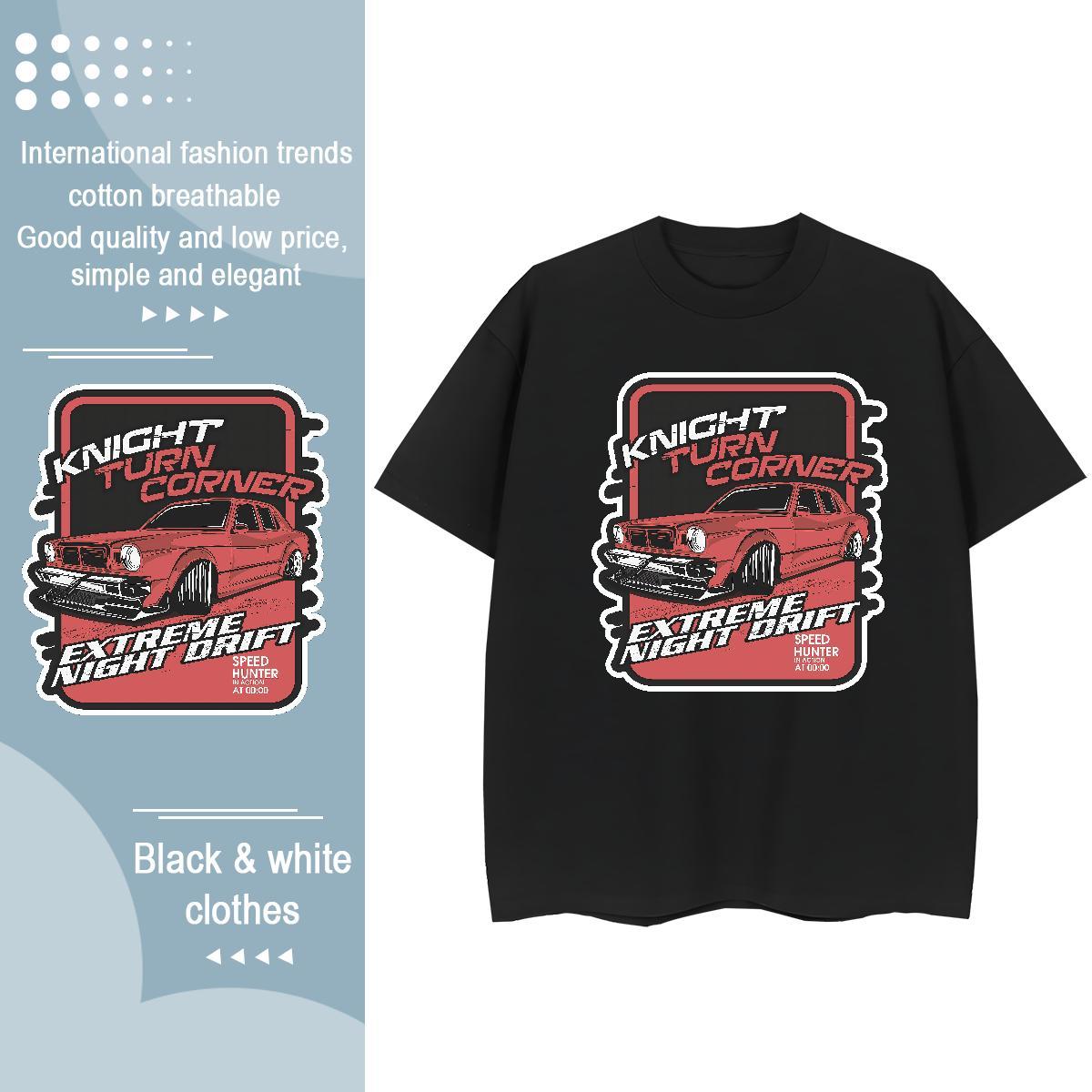 2024 DIY T Shirt For Woman 230g Cotton Round Neck Short Sleeve Home Outdoor car Unisex Tshirts Nice Graphic Tees Shirts