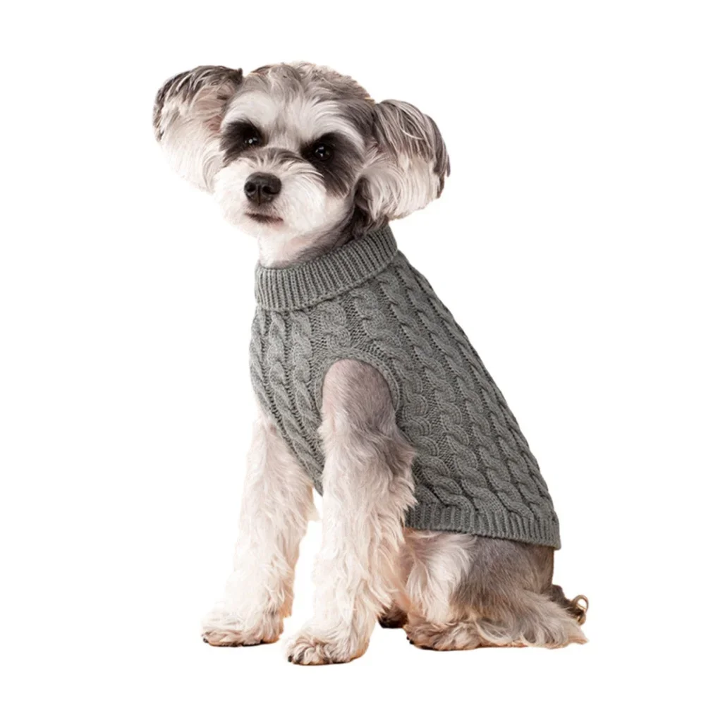 Pet Solid Colour Sweater Candy-Colored Sweater Autumn Winter Comfortale Sweater