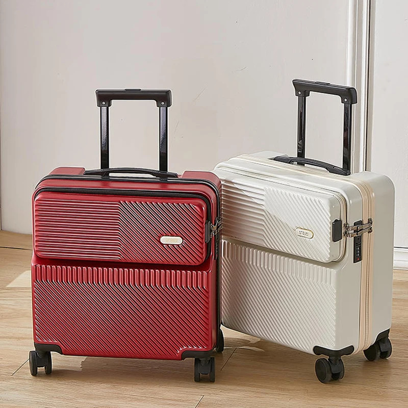 18 female boarding lage small lightweight 20 inch front opening multifunctional travel suitcase for men 241007 e7a2 4