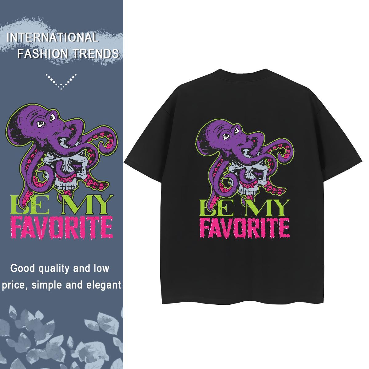 Classic T Shirts Women 230g Pure Cotton O Neck Short Sleeves Beach skull Woman Tshirt Comfortable Oversized L-4XL Clothes