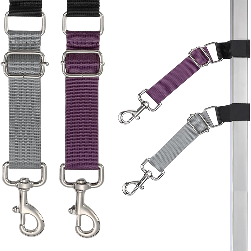 Pet Grooming Kit Dog Loop Extension Belt Lasso Helper Showering Cord Rope Portable Traction Belt Adjustable D-Rings Harness