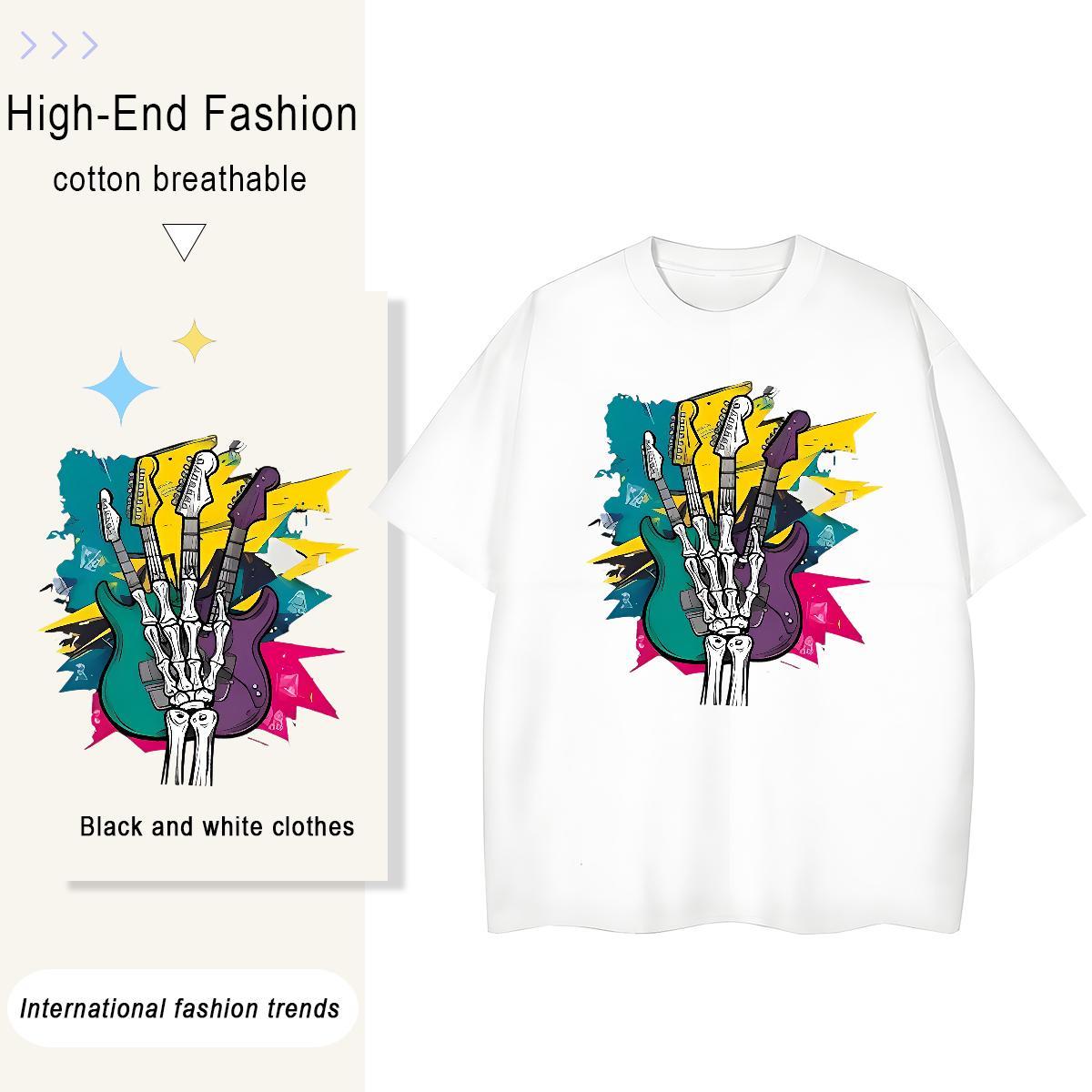 DIY T shirt 100% Cotton 230g Short sleeve Soft Casual Beach hand Woman Tshirt Female White Plus Size Tshirts