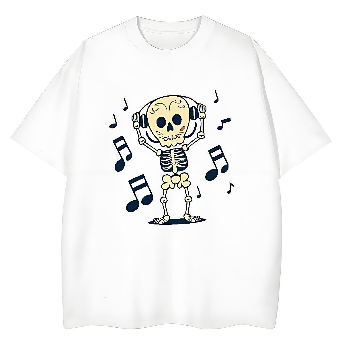 TOP Quality T Shirt For Woman 230g Cotton Crew Neck Breathable Beach music Tshirt for Man Woman Free Shipping Custom Cartoon Wear