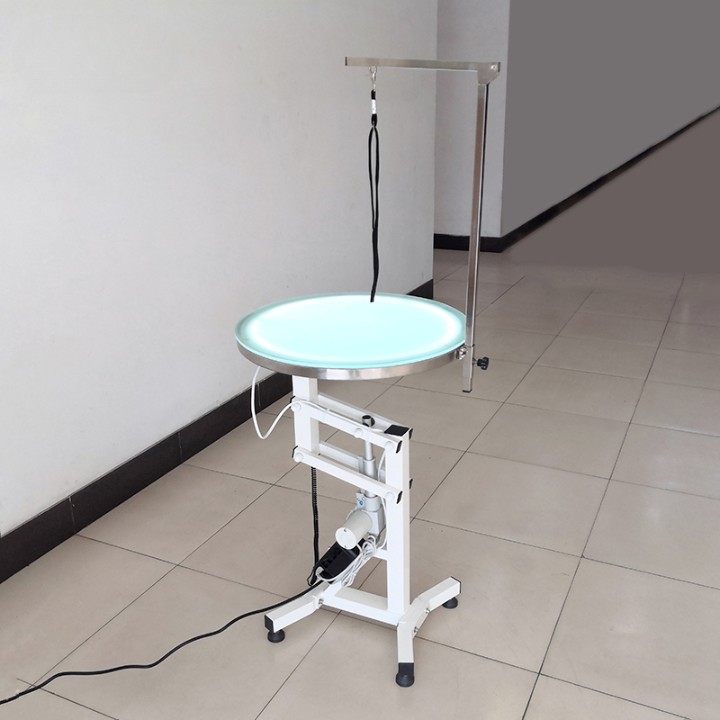 USMILEPET Direct Factory Superior Quality Pet Grooming Table For Pet Beauty Salon Round Table Pet Grooming Supplies With LED Lig