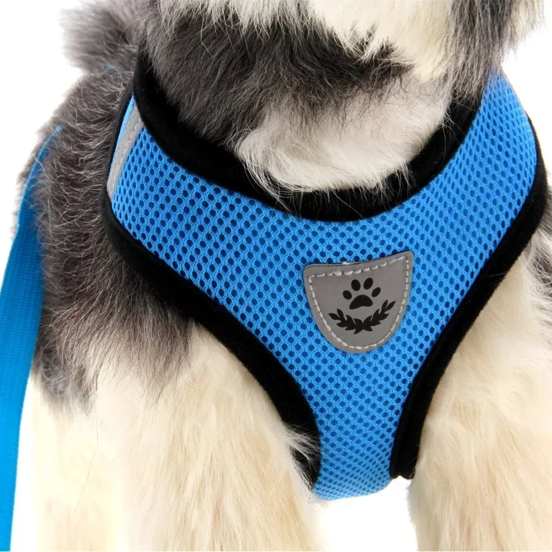 Pet Cat Carrier Leash For Walking Anti-Escape Adjustable Mesh Vest Dog Accessories for Puppies Small And Medium-sized Dogs
