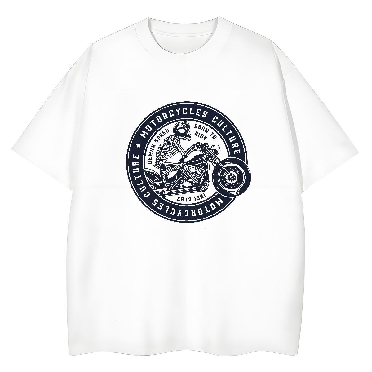 Fashion New T Shirts Women 100% Cotton 230g Short Sleeve O-Neck Spring Summer skull Unisex Tshirts Designer Nice Oversized L-4XL Top Shirts