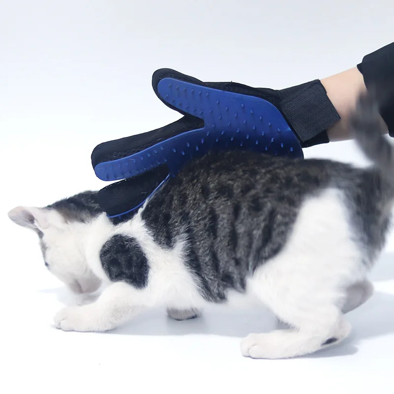 Dog Pet Dog Grooming Equipment Gloves Silicone Cats Brush Comb Hair Removal Bath Cleaning Supplies Bathe Dogs Products Home
