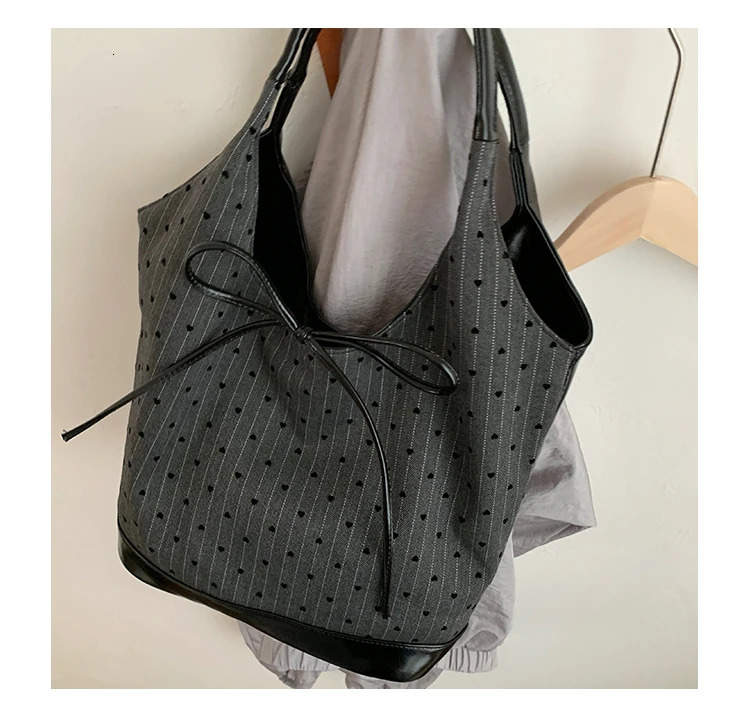 Miyagawa Korean niche womens handbag canvas shoulder Versatile Underarm bag 241008