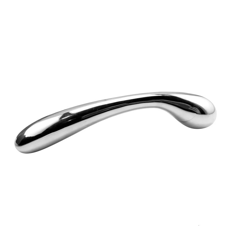 Heavy stainless steel double dildo G Spot wand anal beads butt plug metal prostate massager vaginal female sex toy women 241010