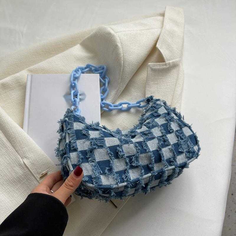 CMM Small Bag Womens Summer New Fashion Simple Casual Texture Stick Bag Small Single Shoulder Bag Fashion Armpit Bag