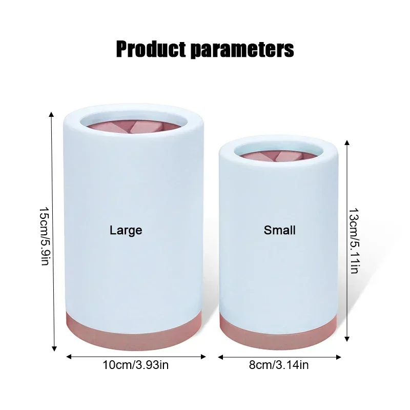 Automatic Pet Foot Washer Cup Silicone Soft Foot Cup Cat Foot Cleaning Bucket Dog Paw Cleaner Cup Feet Wash Cleaner pet shower