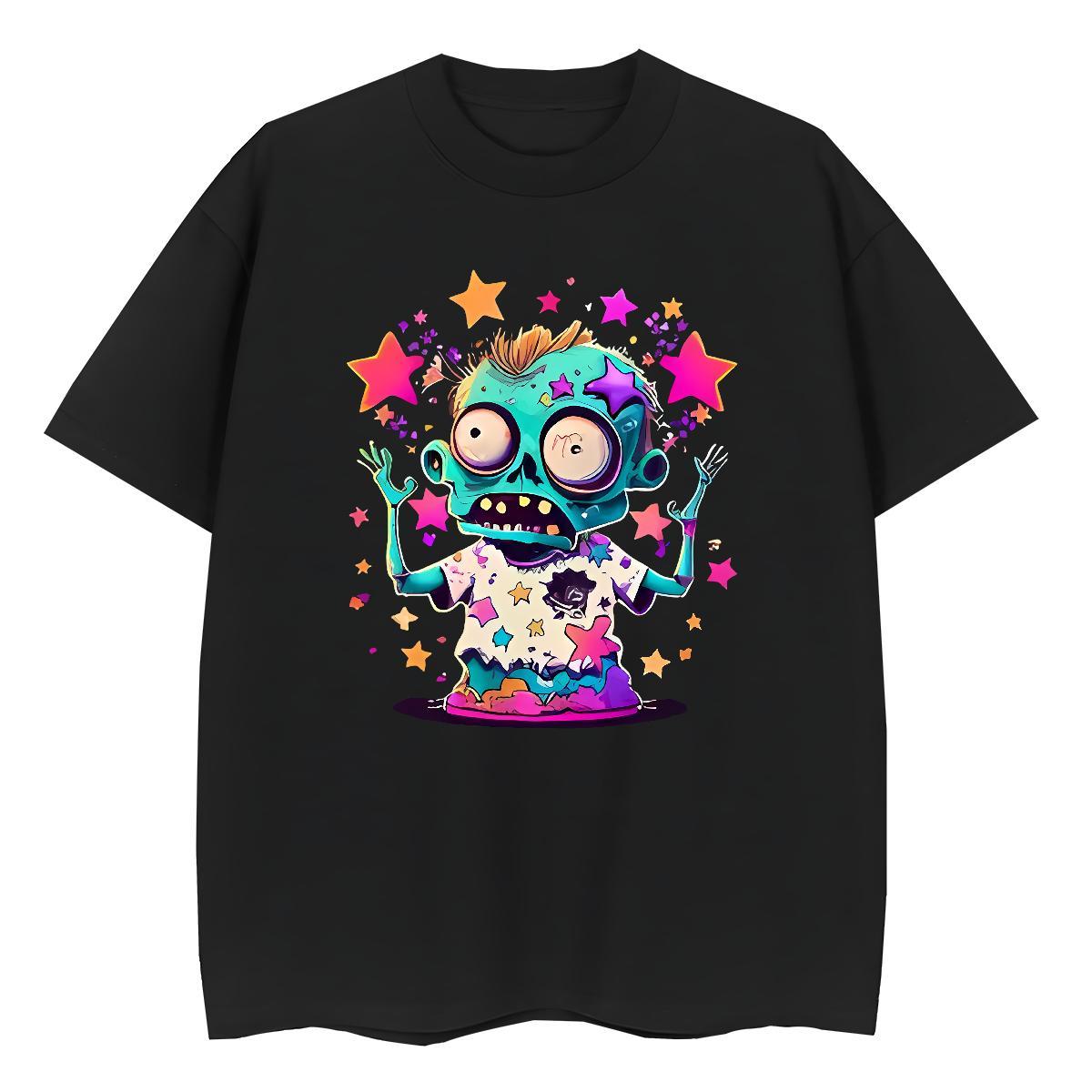 2024 Women T Shirts 230g Cotton Short sleeve Soft Beach skull Lady T shirt Loose DIY Logo Tops Tees