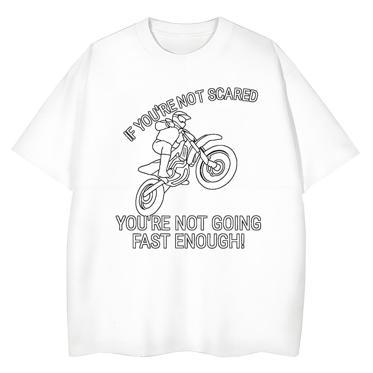 TOP Quality Women T Shirts 230g 100% Cotton Round Neck Short Sleeve Casual Daily Wear Motorcycle Unisex Tshirts Popular Anime Oversized Tees Shirts