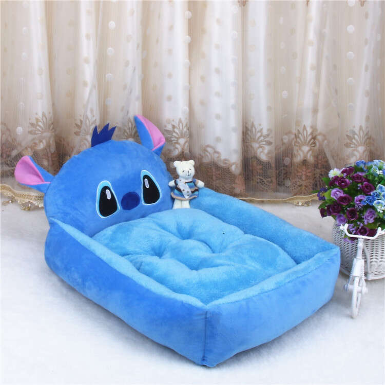 Cute cartoon Teddy VIP Samoye four season warm pet dog bed cat kennel sales