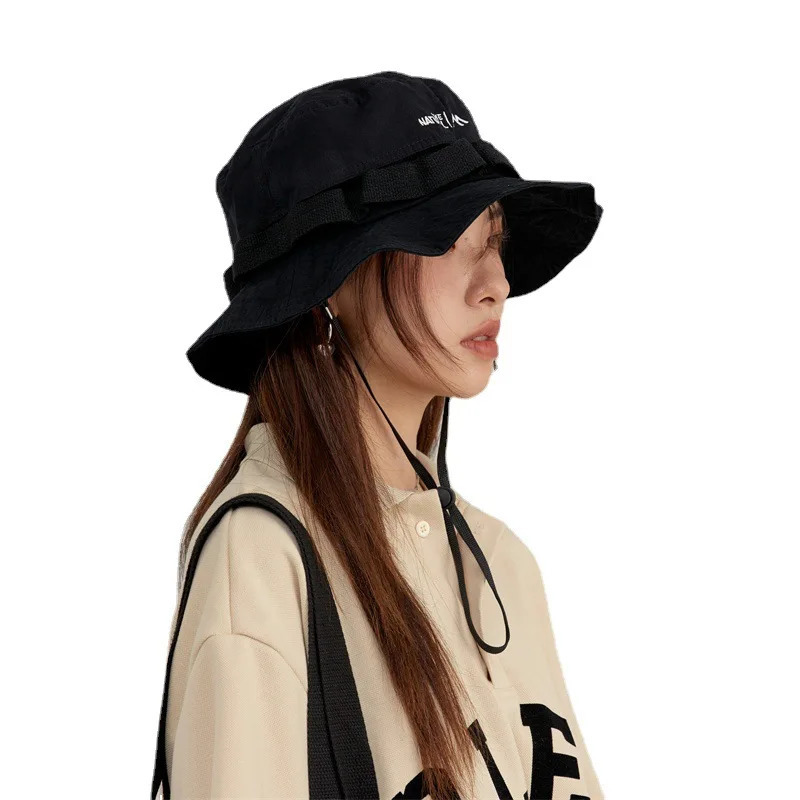 Outdoor hiking hat mens four season casual Korean retro neutral fisherman highquality potted 241009