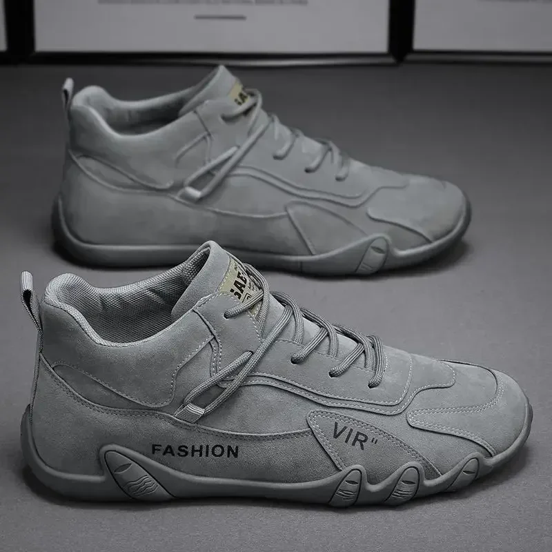 Men's Shoes Casual Shoes Ankle Boots Designer Fashion Loafers Lace Up Shoes Men Boots Men Sneakers Non-slip New Tenis