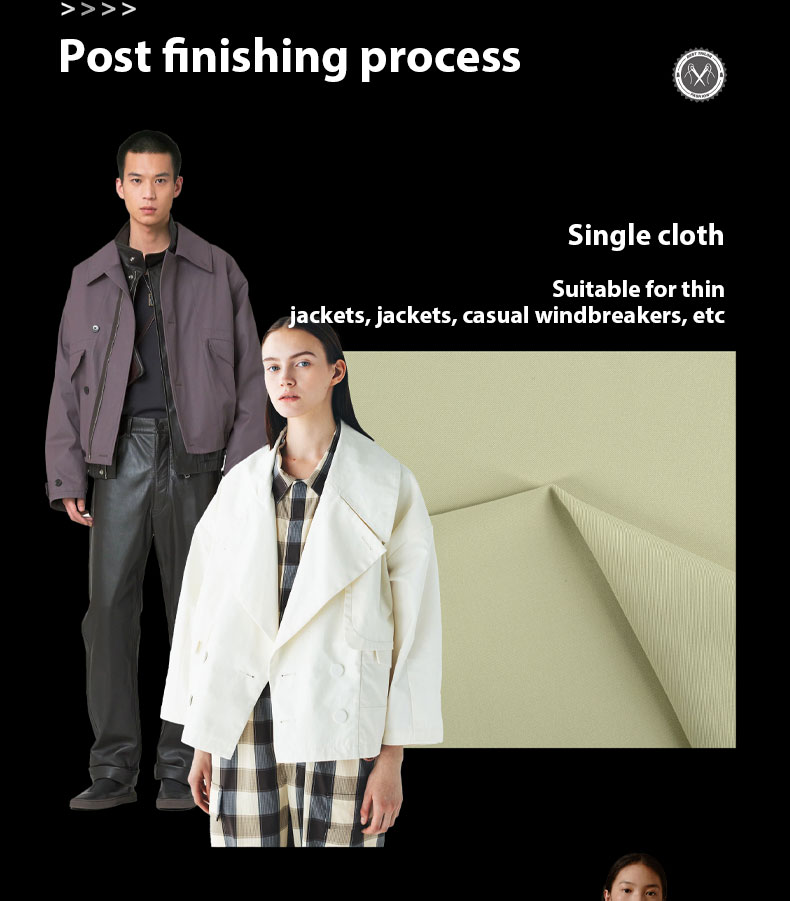 High-Tech Thermal Clothing Ultra-Dense Fabrics Combining Wind Resistance and Water Repellency