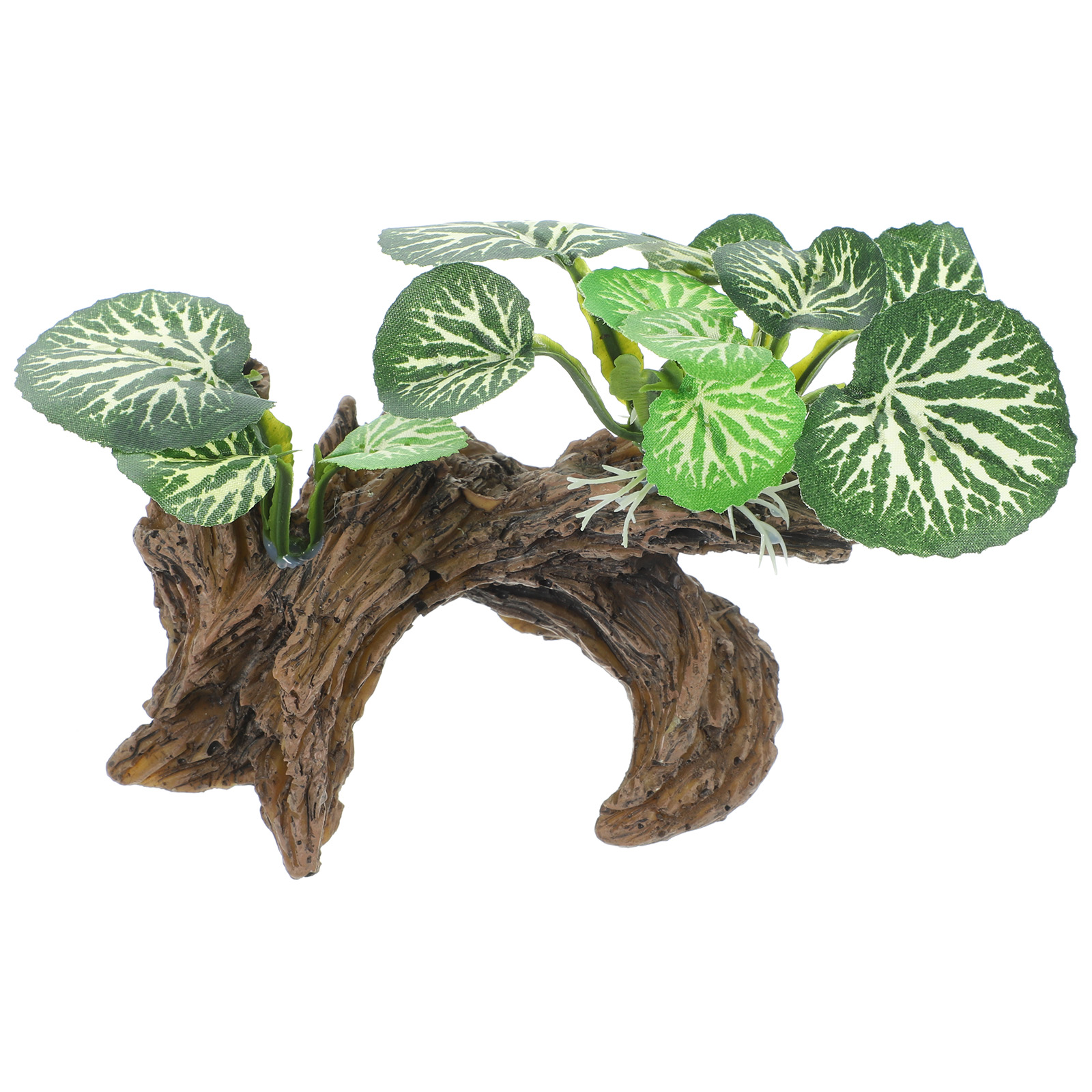 Plant Decoration Natural Hiding Places Amphibians Fish Tank Turtle Reptile Plants Resin Terrarium